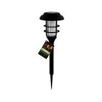 Фонарь садовый Старт Маори Факел 2.3W 12LED от солнечной батареи IP44 датчик движения черный