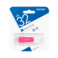 Флеш-накопитель Smartbuy Diamond 32GB USB2.0 пластик розовый 