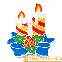 Ночник ЭРА "Свечки" 20LED 220V (1/6/60) 