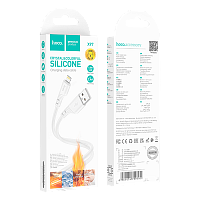 Кабель HOCO X97 USB (m)-Lightning (m) 1м 2.4A силикон белый (1/31/310)