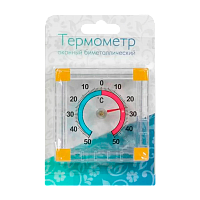 Термометр биметаллический белый (1/100) 