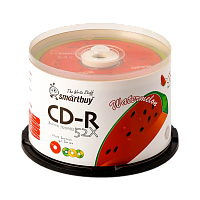 Диск CD-R Smartbuy Fresh-Watermelon 52x 80min 50шт. cake box (50/250) 