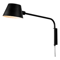 Светильник настенный Camelion WML-576 Райдо 60W E27 черный
