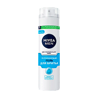 Гель для бритья Nivea Охлаждающий для чувствительной кожи 200мл (1/12)