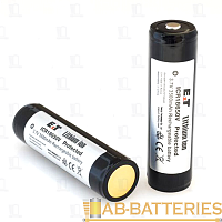 Аккумулятор ET ICR18650V Protected 18.0*65.0, 3500mAh, Li-Ion, в пластиковом боксе на 2шт (2/400)