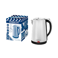 Электрочайник Ergolux ELX-KS09-C41 1600W 1.8л черный белый (1/12) 