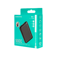 Внешний аккумулятор Borofone BJ34 5000mAh 2USB/Type-C черный (1/102)
