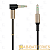 Кабель AUX Smartbuy Jack 3.5mm (m)-Jack 3.5mm (m) 1.0м нейлон черный (1/100)
