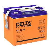 Аккумулятор свинцово-кислотный Delta GEL 12-33 12V 33Ah