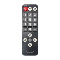 Пульт Д/У Selenga DVB-T2 с большими кнопками черный