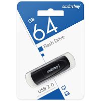 Флеш-накопитель Smartbuy Scout 64GB USB2.0 пластик черный