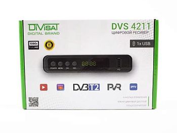 Приставка для цифрового ТВ Divisat DVS 4211 DVB-T/T2 (1/40)