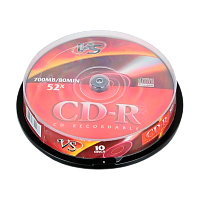 Диск CD-R VS 700MB 52x 10шт. cake box (10/200)