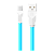 USB кабель REMAX Alien (Micro) RC-030M Синий (1M, 2A)