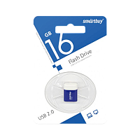 Флеш-накопитель Smartbuy Lara 16GB USB2.0 пластик синий