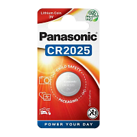 Батарейка Panasonic Power Cells CR2025 BL1 Lithium 3V (1/12)