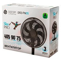 Вентилятор напольный DEESPI DEE-FN05 75W черный