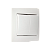 Выключатель Smartbuy 2-клавишный 10А белый, керамика "Венера"