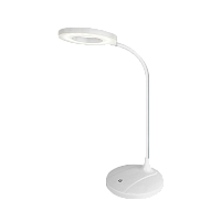 Светильник настольный Ultraflash UF-745 7W на основании сенс. диммируемый белый (1/30)
