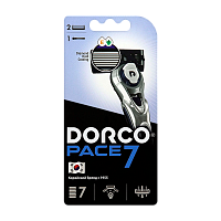 Бритва DORCO "PACE7" 7 лезвий 2 кассеты (1/8)