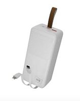Внешний аккумулятор MORE CHOICE PB59-40 40000mAh 1USB+1Type-C+1microUSB PD20W белый (1/5/25)