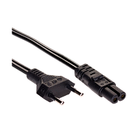 Кабель питания ENERGY POWER TD-2729 (555) китайская вилка-2-pin 1.5м черный (1/500)