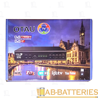 Приставка для цифрового ТВ OTAU T7000Pro DVB-T/T2 металл черный (1/60)