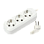 Удлинитель Smartbuy 3р.С/З 16A 2.0м ПВС 3x1мм² белый (1/40)