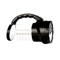 Фонарь туристический Облик 6008 19+24LED от аккумулятора черный