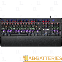 Клавиатура проводная Defender GK-165DL Reborn игровая USB черный (1/20)