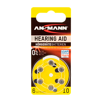 Батарейка ANSMANN Zinc-Air  10 UK BL6