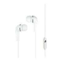 Наушники внутриканальные Smartbuy S4 с микр. белый в пакете (1/100)