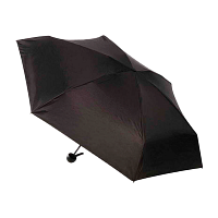 Зонт Рыжий кот мини складной механический с чехлом-капсулой черный (1/20/60)