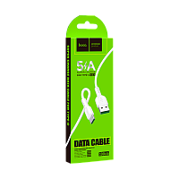 Кабель HOCO X33 USB (m)-Type-C (m) 1м 5.0A ПВХ белый (1/33/330)