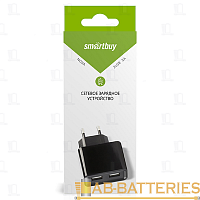 Сетевое З/У Smartbuy 2USB 3.0A черный (1/100)