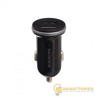 Автомобильное З/У Borofone BZ5 2USB 2.4A черный (1/40/160)