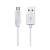 Кабель HOCO X1 USB (m)-microUSB (m) 2.0м 2.4A ПВХ белый (1/30/300)