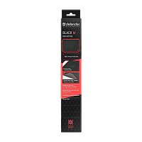 Коврик для мыши Defender Black M 360x270x3мм черный (1/40)