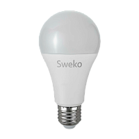 Лампа светодиодная Sweko A65 E27 20W 4000К 230V груша (1/5/100)