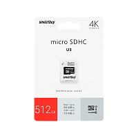 Карта памяти microSD Smartbuy 512GB Class10 UHS-III (U3) 165 МБ/сек