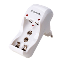 З/У для аккумуляторов Космос 501 AA/AAA/Крона 2 слота (1/40/80)