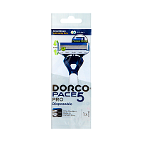 Бритва одноразовая DORCO "PACE5 PRO" 5 лезвий с триммером 1шт. (1/10) 