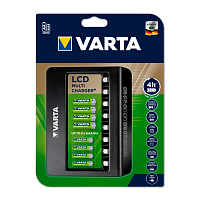 З/У для аккумуляторов Varta LCD Multi Charger+ AA/AAA 8 слотов