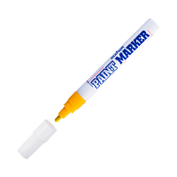 Маркер промышленный MunHwa PAINT MARKER PM-08 4.0мм нитрокраска желтый (1/12/576)