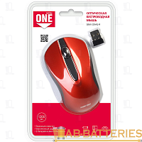 Мышь беспроводная Smartbuy 329AG ONE классическая USB красный (1/60) 