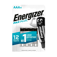 Батарейка Energizer MAX Plus LR03 AAA BL4 Alkaline 1.5V (4/48) 