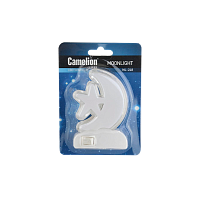 Ночник Camelion NL-248 220V в розетку белый (1/24/96)