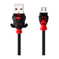 Кабель Remax RC-106m Fortune USB (m)-microUSB (m) 1м черный