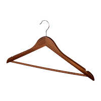 Вешалка-плечики Рыжий кот с перекладиной темно-коричневый (1/120)