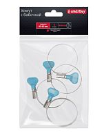 Хомут Smartbuy Бабочка нержавеющая сталь 40-60мм 4шт.